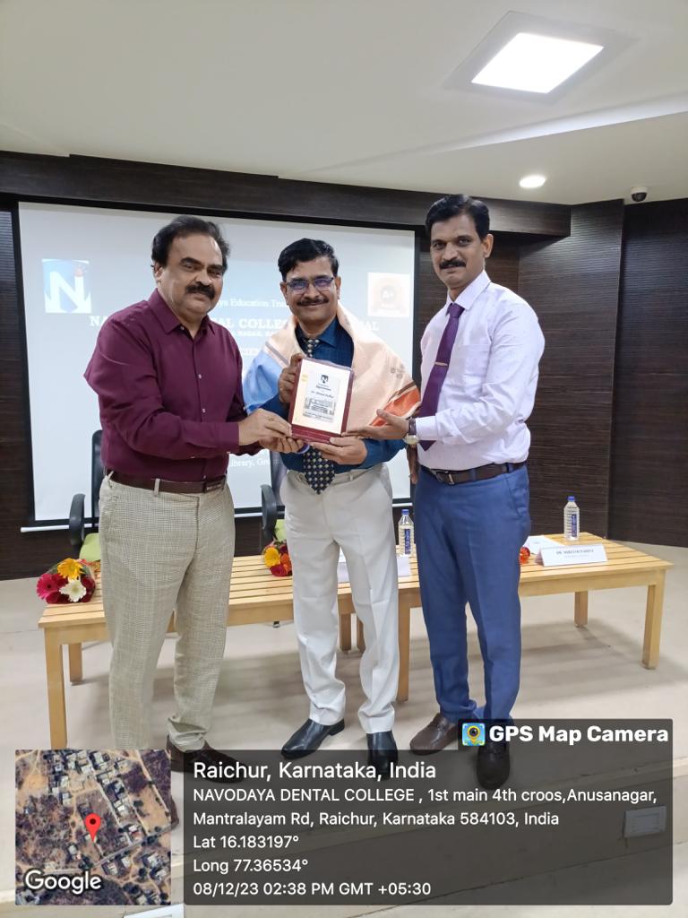 CDE Program on Dental Practice Management in Rural and Semi-Urban Areas by Dr.Shreesh Pandhye.