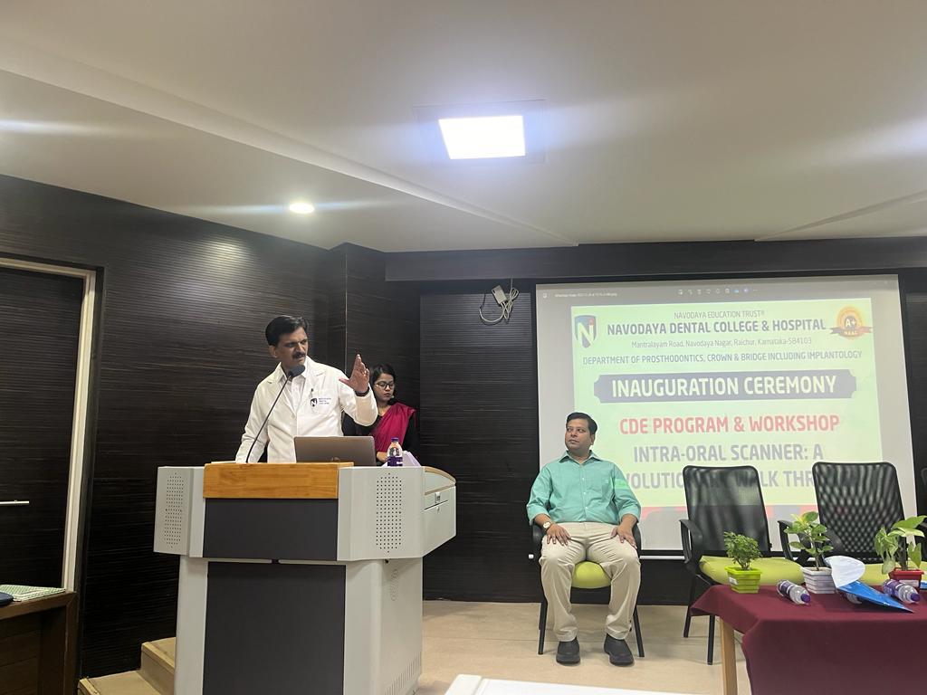 CDE Program on “INTRAORAL SCANNER”