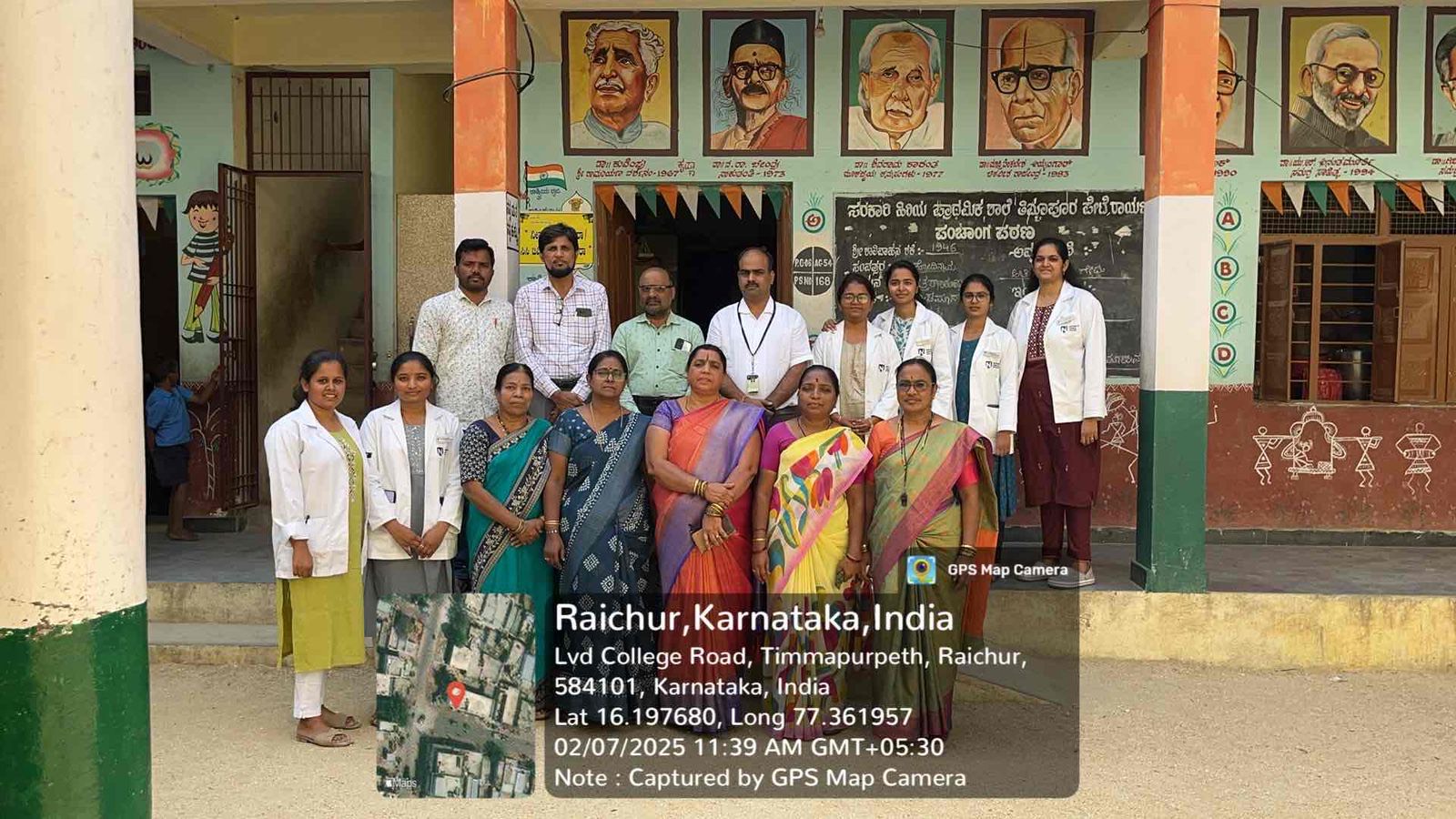 Place of the camp : Thimmarpurpet government college,Raichur 