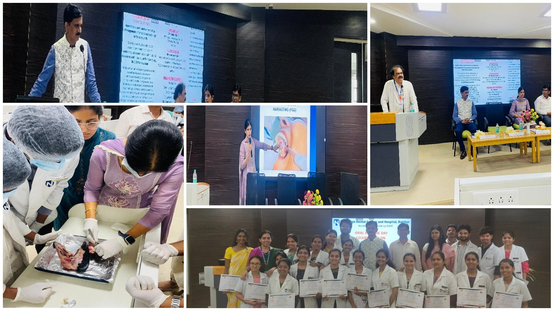 Guest Lecture and Workshop by Dr. Neelima Katti, Organized by Department of Periodontology, Navodaya Dental College, Raichur