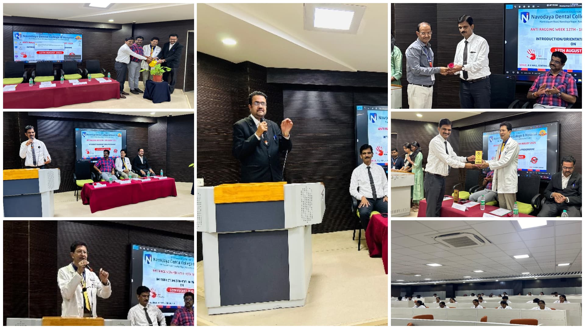 Anti-Ragging Workshop & Orientation Program at Navodaya Dental College – 12th August 2025