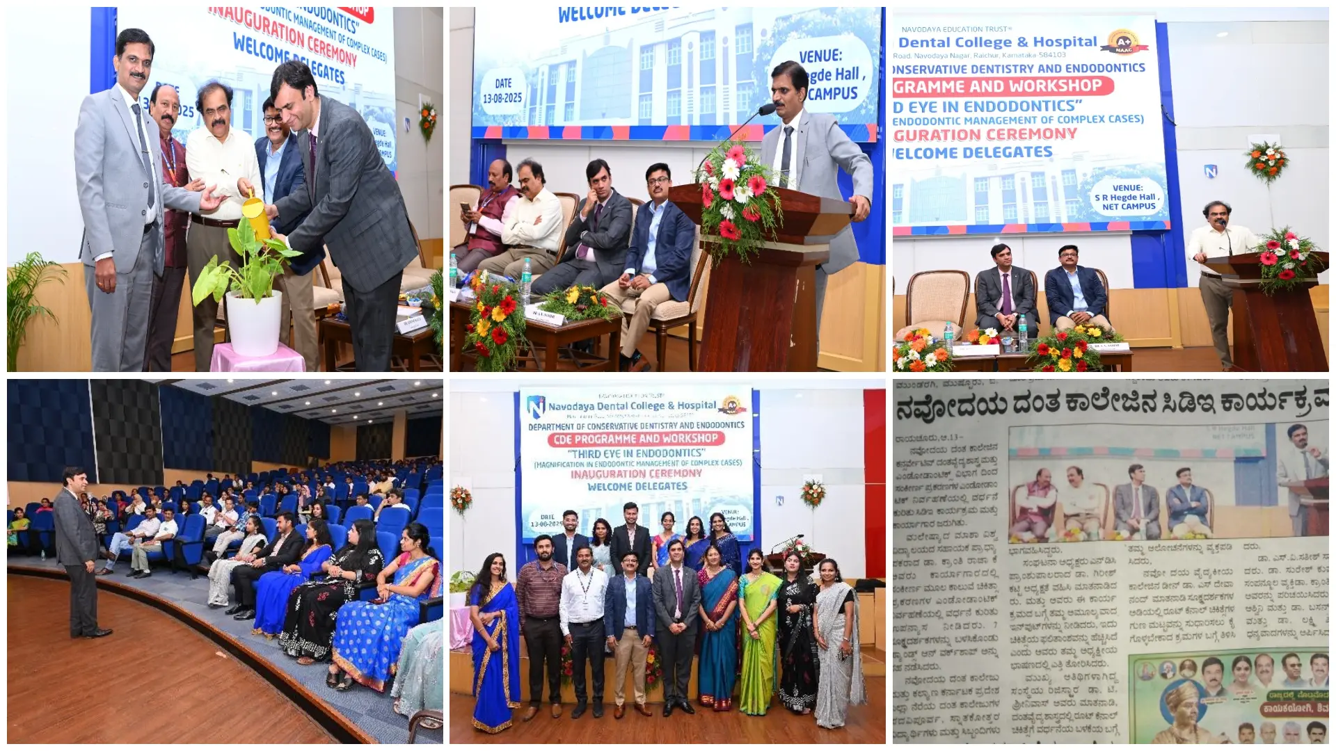 CDE Programme & Workshop on Magnification in Endodontics at Navodaya Dental College