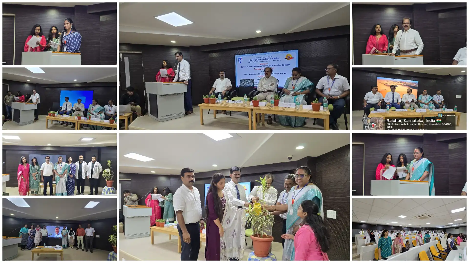 Webinar on Dental Practice Management Conducted by Alumni Association of Navodaya Dental College